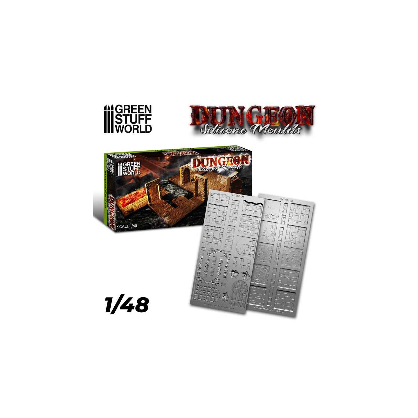 Dungeon Silicone Mould 1:48 Green Stuff World