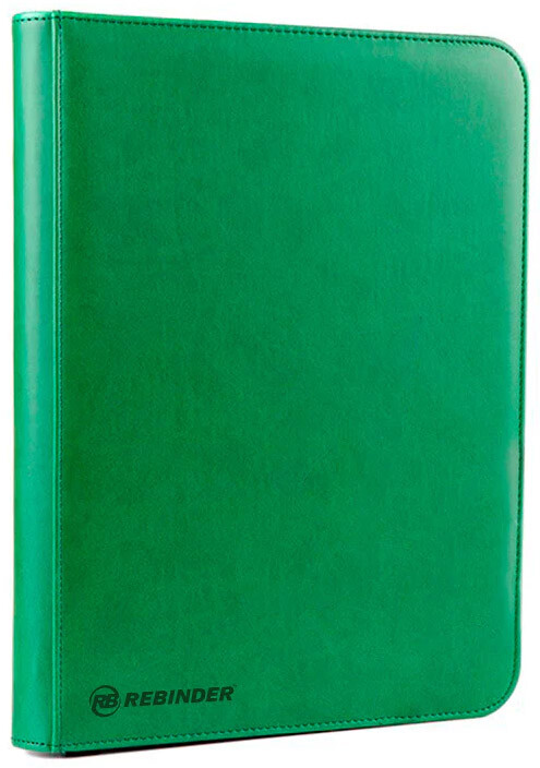 Rebinder Toploader Binder 9-Pocket Green