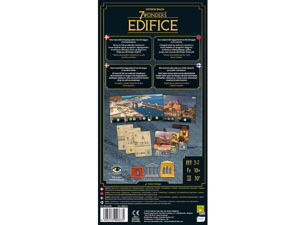 7 Wonders Edifice Expansion - Norsk Utvidelse til 7 Wonders 2nd Edition 