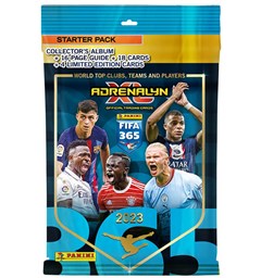 AdrenalynXL FIFA 365 2023 Starter Pack Album + 18 kort + Guide + 4 Lim Ed kort