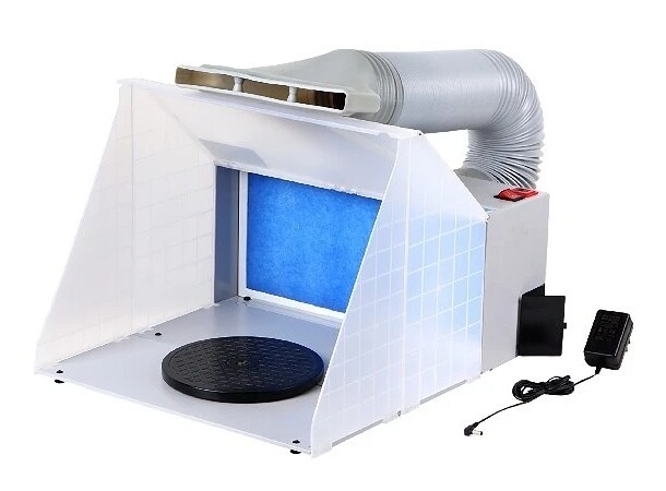 Airbrush Sprøyteboks Spray Booth Panzag HS-E420 - Innebygget Vifte 