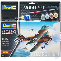 Albatros D III Model Starter Set Revell 1:48 Byggesett