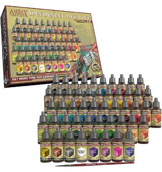 Army Painter Speedpaint Mega Set 2.0 50 malinger + Pensel