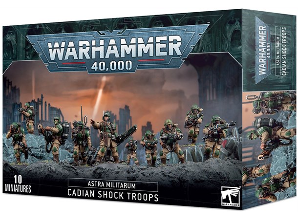 Astra Militarum Cadian Shock Troops Warhammer 40K