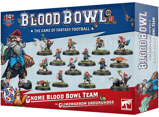 Blood Bowl Team Gnome Glimdwarrow Groundhogs