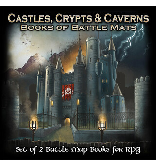 Book of Battlemats CASTLES/CRYPTS/CAVERN