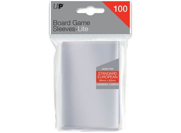 Brädspel Kortskydd 100 st 59x92mm Lite Standard European Board Game Sleeve 