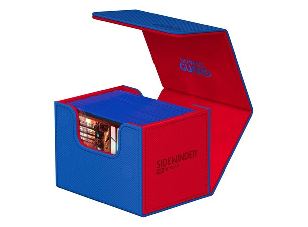 Card Box Synergy 100+ Blå/Rød Ultimate Guard Sidewinder Xenoskin