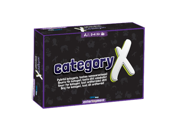 Category X Ordspel Svensk utgåva 