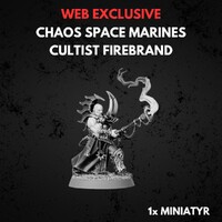 Chaos Space Marines Cultist Firebrand Warhammer 40K Chaos Cultist Firebrand