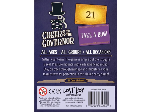 Cheers To The Governor Partyspel 