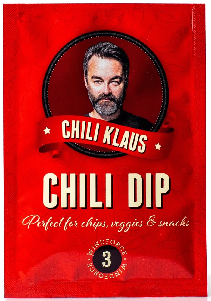 Chili Klaus Chili Dip Styrke 3 1 pose Vindstyrke 3 Gamezone.no