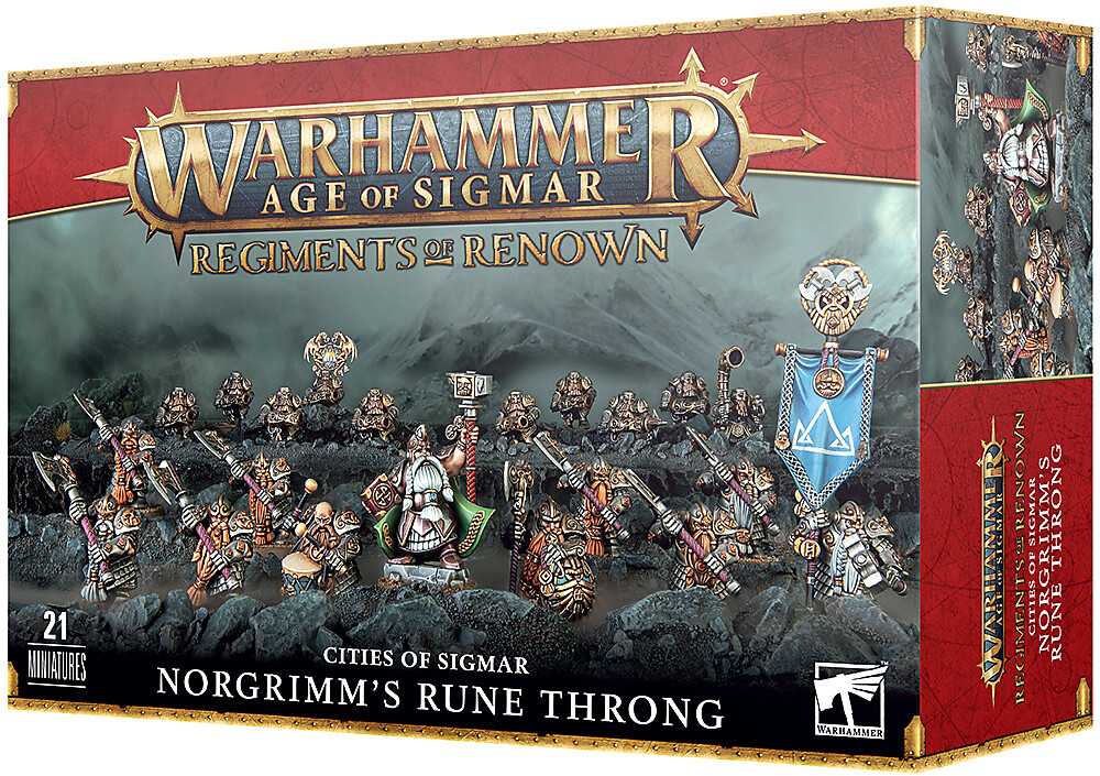 Cities of Sigmar Norgrimms Rune Throng Age of Sigmar Regiment of Renown ...