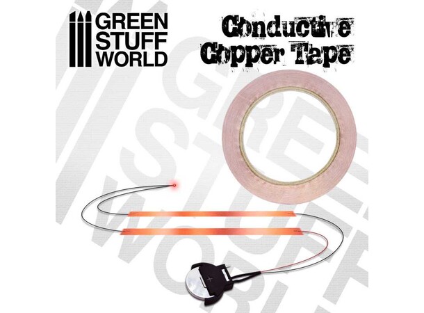 Conductive Copper Tape - 20 meter Green Stuff World 