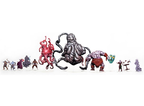 D&D Figur Idols 2D Boneyards Set 2 Dungeons & Dragons Idols of the Realms