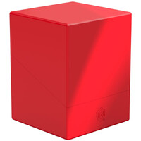 Deck Case Boulder 100+ Solid Rød Ultimate Guard