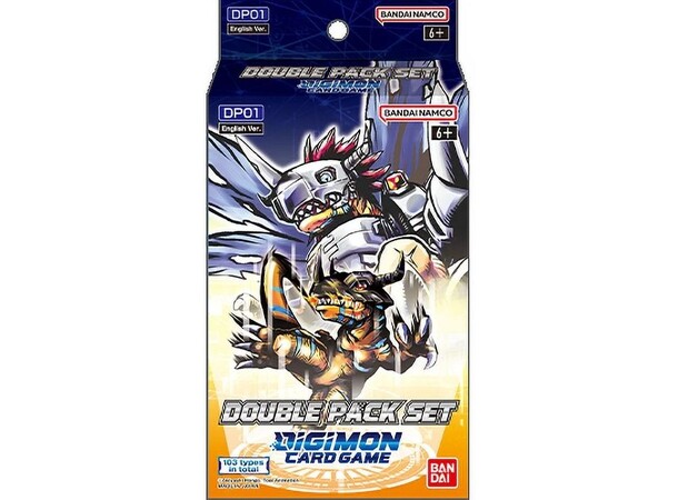 Digimon TCG Double Pack Digimon Card Game - DP-01 