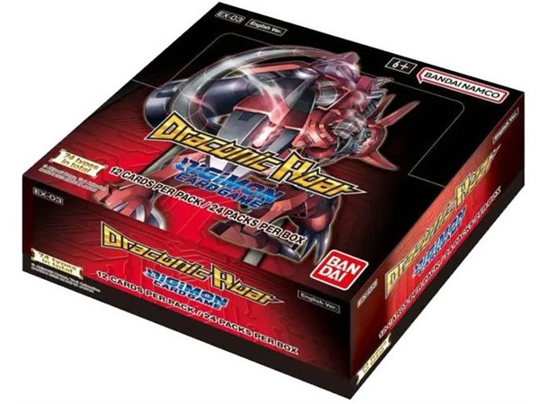 Digimon TCG Draconic Roar Booster Box Digimon Card Game - 24 boosterpakker