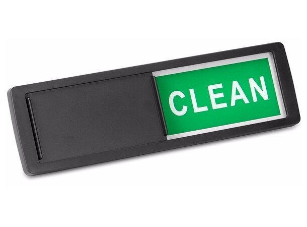 Diskmaskinsskylt  Dirty/Clean Svart 