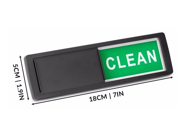 Diskmaskinsskylt  Dirty/Clean Svart 