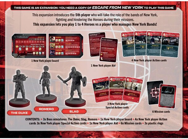 Escape from New York Bands of New York Expansion till Escape from New York 