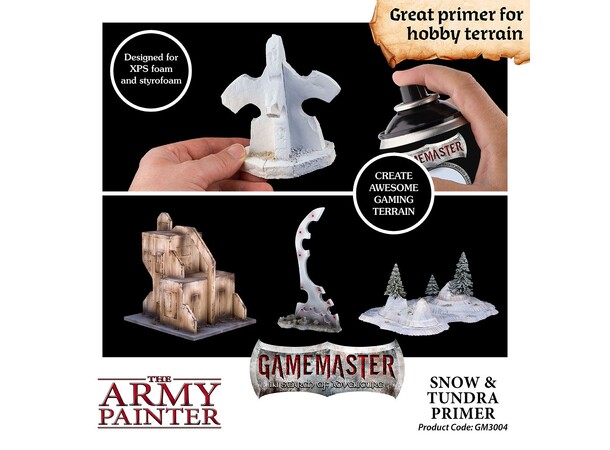 GameMaster Primer Snow & Tundra The Army Painter Terrain Primer 300ml 