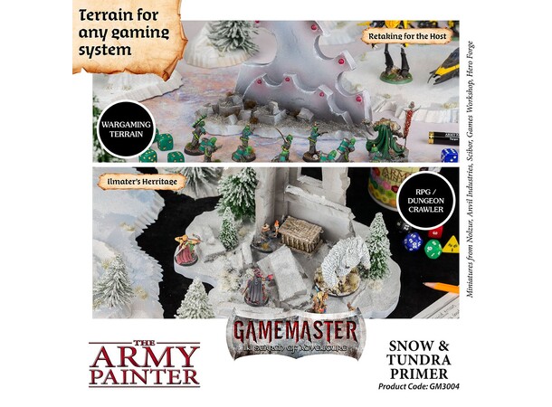 GameMaster Primer Snow & Tundra The Army Painter Terrain Primer 300ml 