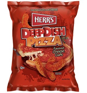 Herrs Deep Dish Pizza Cheese Curls 198g 