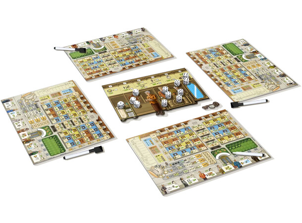 High Season Brädspel Grand Hotel Roll & Write 