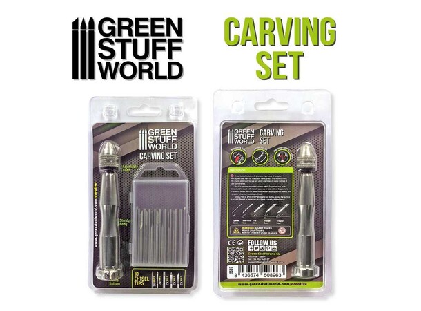 Hobby Carving Set Mejselsats från Green Stuff World 