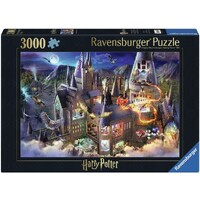 Hogwarts Castle Cutaway 3000 biter Puslespill - Ravensburger Puzzle