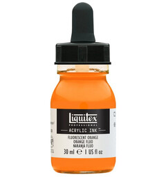 Ink Acrylic Fluorescent Orange Liquitex 982 - 30 ml