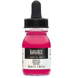 Ink Acrylic Rubine Red Liquitex 388 - 30 ml