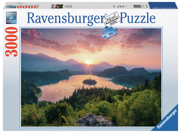 Lake Bled Slovakia 3000 biter Puslespill Ravensburger Puzzle