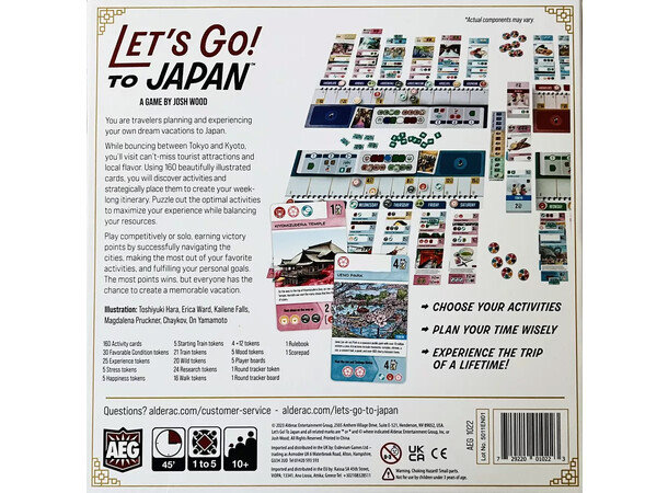 Lets Go To Japan Brädspel 