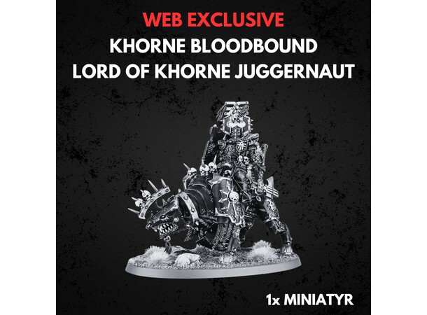 Lord of Khorne on Juggernaut Warhammer Age of Sigmar