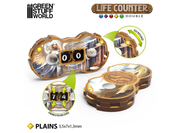 MTG Life Counter Plains For Magic the Gathering, D&D, Warhammer 