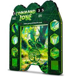 Magic Command Zone Tray - Forest Green Stuff World