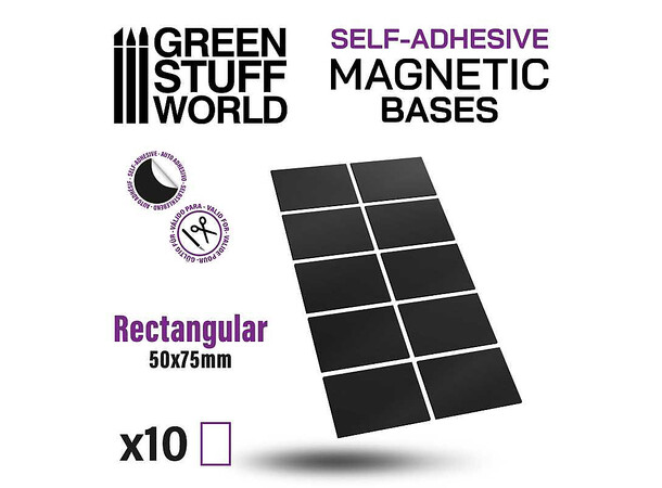 Magnetic Bases - 50x75mm (10 stk) Green Stuff World