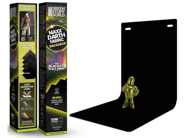Maxx Darth Black Background 215x455mm Green Stuff World