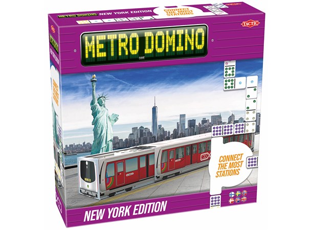 Metro Domino New York Brettspill Dobbel-9 Brikker