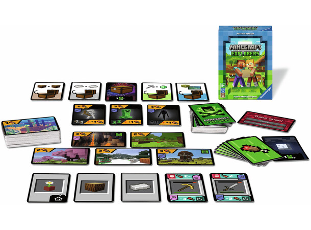 Minecraft Explorers Kortspill Norsk utgave 