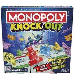 Monopoly Knockout Brettspill Norsk utgave