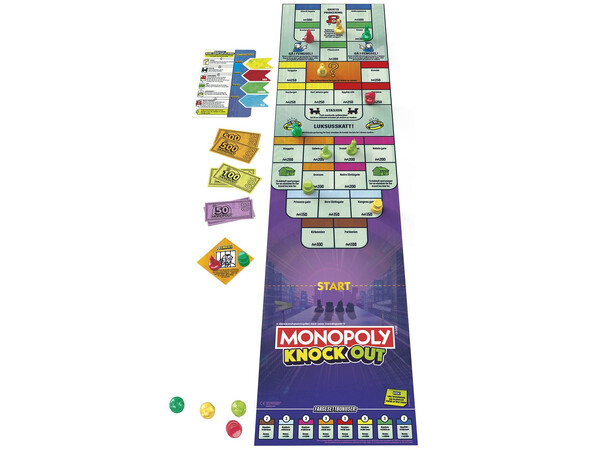 Monopoly Knockout Brettspill Norsk utgave 