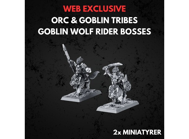 Orc & Goblin Tribes Goblin Wolf Rider Bo Warhammer The Old World - Bosses