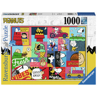 Peanuts Knøttene 1000 biter Puslespill Ravensburger Puzzle