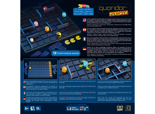 Quoridor Pac-Man Brettspill Norske regler 