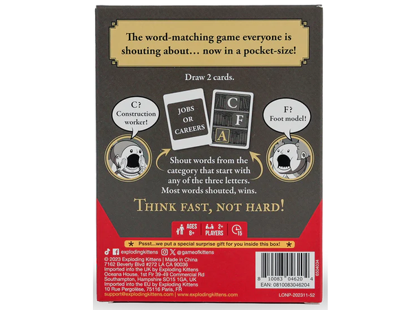 Really Loud Librarians - Reseutgåva Grab & Game Edition 