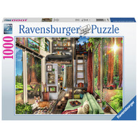Redwood Forest Tiny House 1000 biter Ravensburger Puzzle Puslespill