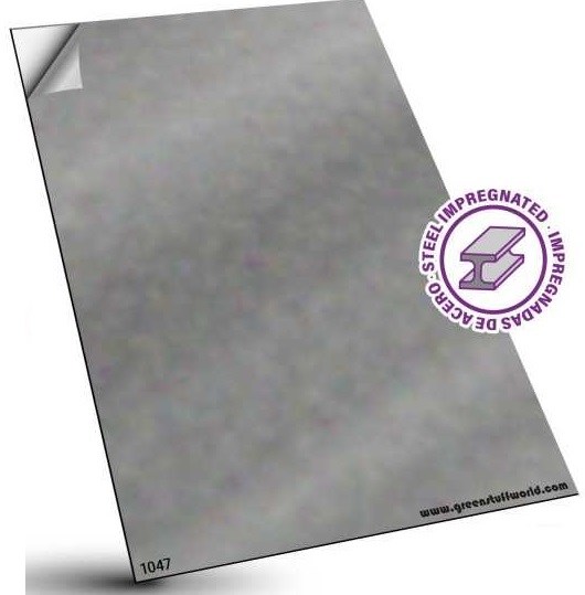 Greenstuff World GSW Rubber Steel Sheet – 0.9mm Thick – Hobby Modeling Material